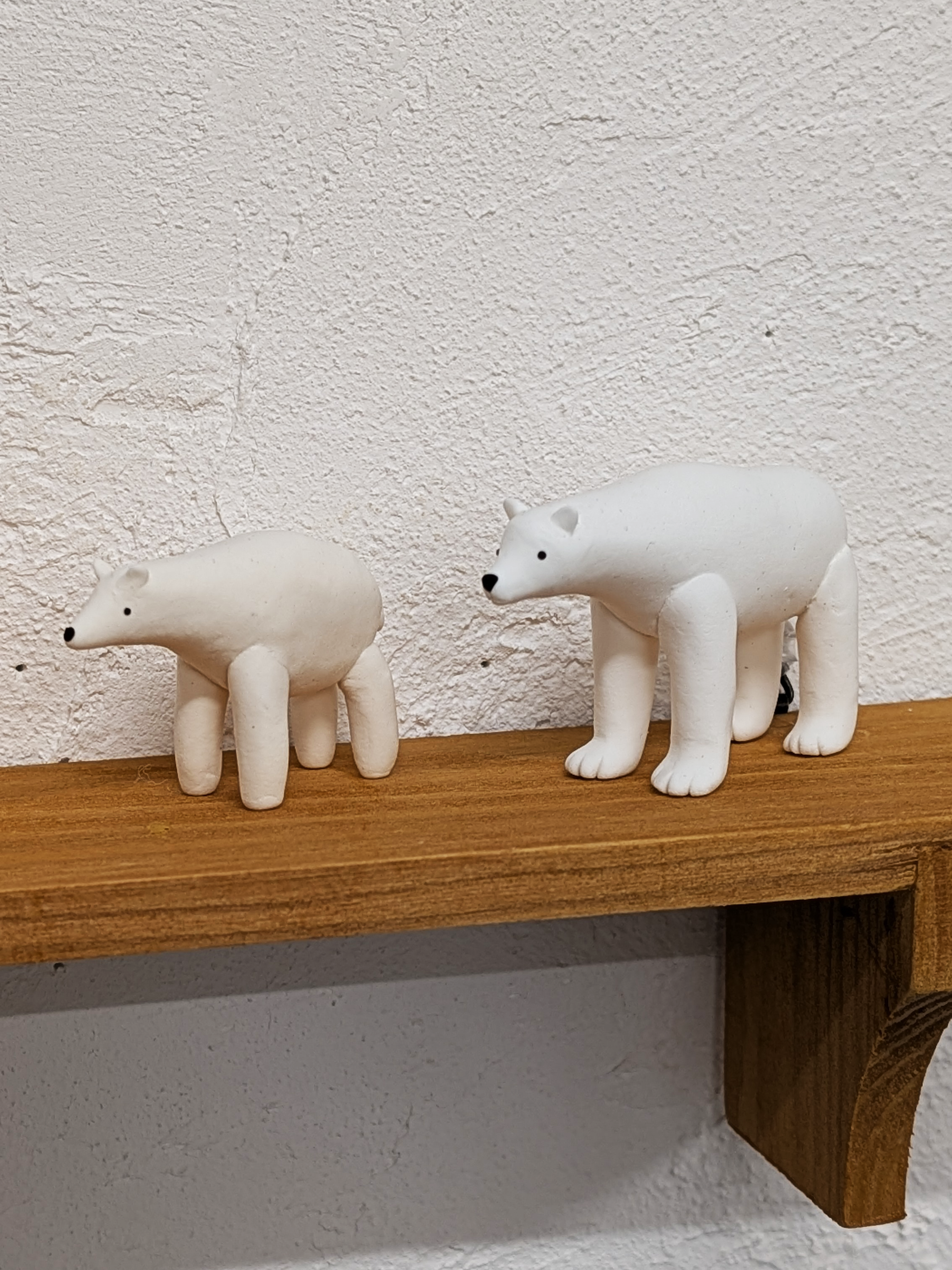 白くまのフィギュア